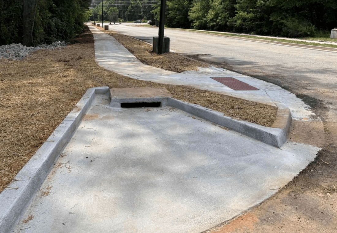 Concrete Driveways project in the Dallas area